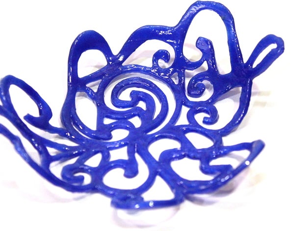 filigree soap dish other 3D print model - Mito3D