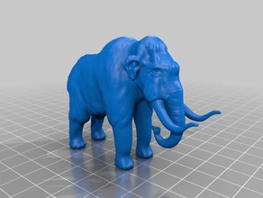 mammoth models 3d print model - Mito3D