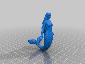 Meerjungfrau Modelle 3d print model - Mito3D