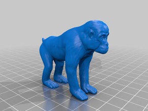 monkey Modelle 3d print model - Mito3D
