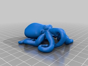 octopus Modelle 3d print model - Mito3D