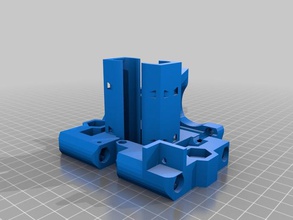 gregs x-ends without upper nut trap other gregfrost prusa reprap xend 3d print model - Mito3D