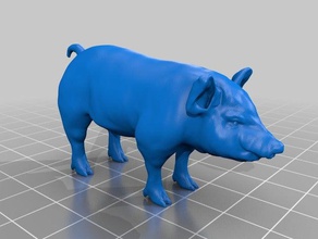 pig models 3d print model - Mito3D