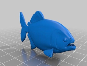 piranha modèles 3d print model - Mito3D