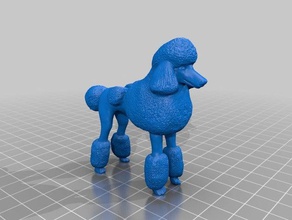 poodle models 3d print model - Mito3D