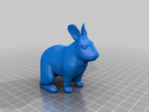 rabbit models 3d print model - Mito3D