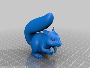 squirrel models 3d print model - Mito3D