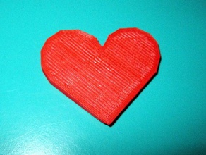 simple heart other 3d jewelry reprap sketchup 3d print model - Mito3D