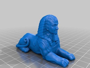 sphinx Modelle 3d print model - Mito3D