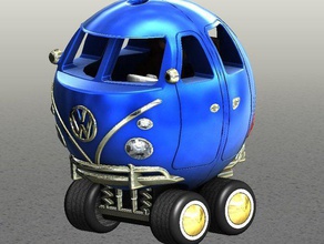 vw t1 bus jouet mécanique jouets 3d print model - Mito3D