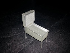 flipper miniature de modèle meubles 3d print model - Mito3D