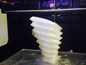 un altro twisted vaso arredamento 3d print model - Mito3D
