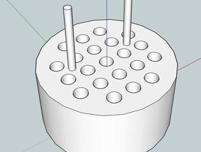 centrifuga sorvall adattatore 15 ml provette eppendorf biologia 3d print model - Mito3D