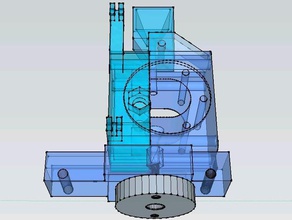 printruder v2 other 37mm dc motor 3d 626 bearing cnc extruder geared upgrade part mendel model sketchup tool toolhead useful 3d print model - Mito3D