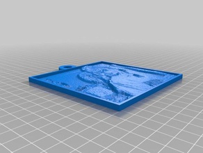 dani 3 2 d art personnalisé 3d print model - Mito3D