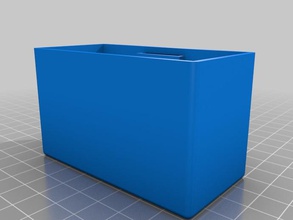 fridge magnet box other household kitchen openscad parametric 3d print model - Mito3D