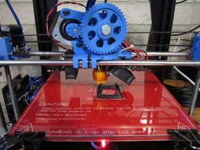 geändert gregs x-Schlitten Doppel-Lüfter montieren 3d Drucker Teile 2mm frost gt2 llluis lm8uu prusa 3d print model - Mito3D