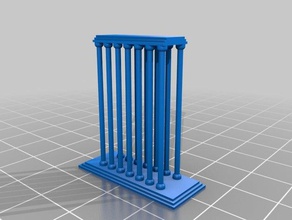 özelleştirilmiş Yunan Tapınağı benim sanat 3d print model - Mito3D