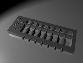abacus math curriculum makerbotacademymath manipulative 3d print model - Mito3D