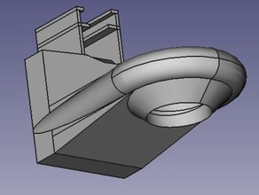 starship fan duct prusa reprap andere Kühlung extruder freecad parametric python 3d print model - Mito3D