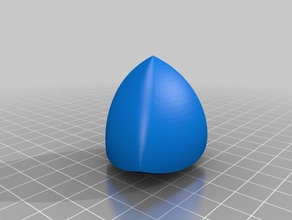 meissner tetrahedron matematik 3d print model - Mito3D