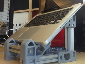 laptop kullanışlı ayraç standı ofis 3d print model - Mito3D