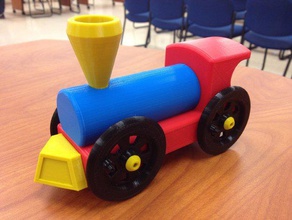 miniature train mechanical toys 3d print model - Mito3D