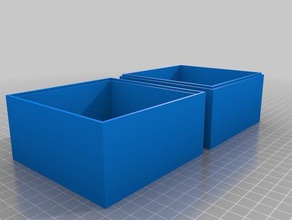 mi personalizados personalizado pres fit box contenedores 3d print model - Mito3D