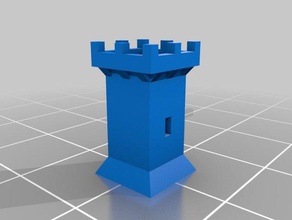 la torre de un castillo automotriz 3d print model - Mito3D