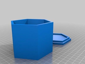 tabakdose eckig Container angepasst 3d print model - Mito3D