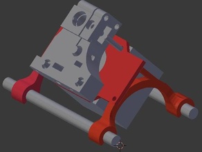 mendel mini extruder angled mount 3d printer extruders bowden reprappro 3d print model - Mito3D