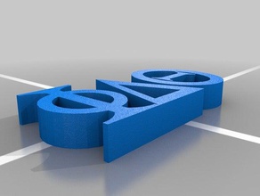 phi delta theta letters 3d printing 3d print model - Mito3D