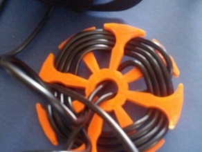 Kopfhörer-Kabel-wrap andere - Ohrhörer geometrie Musik nützlich Draht 3d print model - Mito3D
