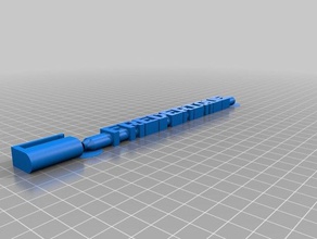 bic parola penna fred office personalizzato 3d print model - Mito3D