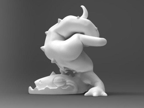 clumsy dragon other 3dartistmag 3d artist mag pet monster toy zbrush 3d print model - Mito3D