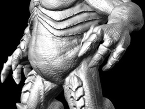 behemeth outros Artista 3d mag atrist alien criatura demônio chifres hulk monstro de estimação escalas shell brinquedo 3d print model - Mito3D