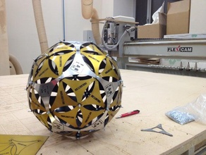 icosidodecahedron per la matematica art il design fab fablab fablab77 lasercut mosca 3d print model - Mito3D