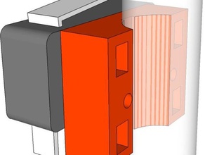 graber i3 microendswitchmount 3d yazıcı parçaları 3d print model - Mito3D