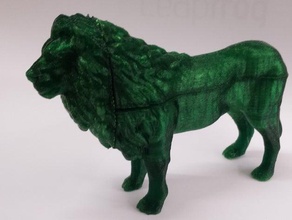lion 3 les animaux 3d print model - Mito3D