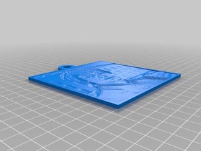 tom lithopane 2d art personalizzato 3d print model - Mito3D