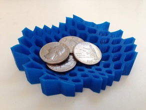 hexbowl do agregado familiar alterar tigela hexágono 3d print model - Mito3D