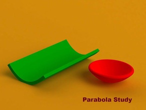 Parabel-Studie math makerbotacademymath 3d print model - Mito3D