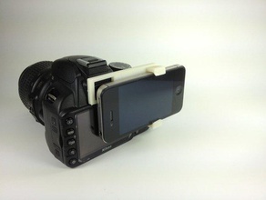 iphone slr mount other camera dslr evd experiment openscad parametric photography 3d print model - Mito3D