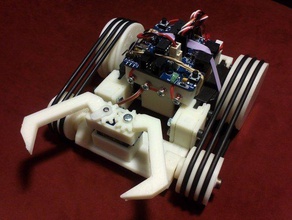 mini rover otros arduino bluetooth puede la garra marte de plástico valle printbot el prototipo robot robótica servo tech las pistas uc3m inalámbrica 3d print model - Mito3D
