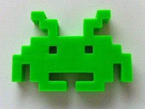 space invaders imanes otros retro de juguete juegos video 3d print model - Mito3D