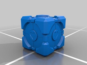 portale companion cube altri amicizia divertente di gioco regalo amore nerd 3d print model - Mito3D