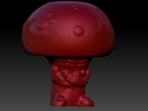 mushroom joe monster pet other 3dartistmag 3d artist mag 3d print model - Mito3D
