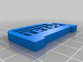 my customized 3d printing text plate signs logos 3d print model - Mito3D