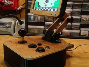 nespoise vidéo jeux d'arcade classique gamer de jeu la machine nintendo rétro l'écran table 3d print model - Mito3D