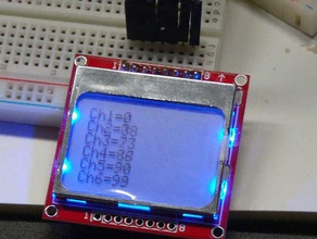 arduino dati loggerdaq display lcd - informazioni sul codice l'elettronica pro mini uno excel nokia 5110 piezo il sensore seriali apparecchiature di prova la vibrazione monitoraggio delle vibrazioni 3d print model - Mito3D